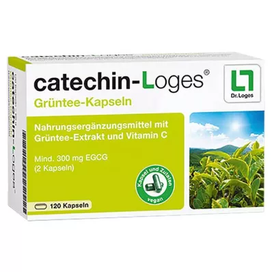 Catechin-Loges yeşil çay kapsülleri, 120 adet