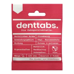 DENTTABS Florürsüz Çocuk Çileği, 125 adet