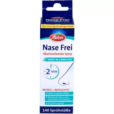 ABTEI Nose Free 2 dakika dekonjestan sprey, 20 ml