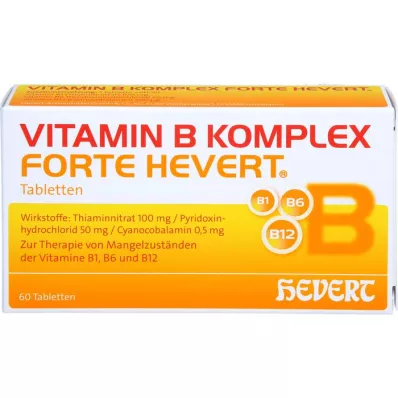 VITAMIN B KOMPLEX forte Hevert Tablet, 60 Kapsül