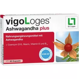 VIGOLOGES Ashwagandha plus kapsülleri, 60 Kapsül