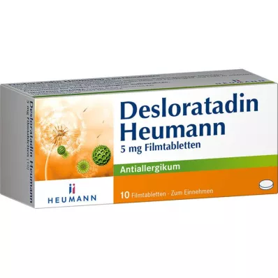 DESLORATADIN Heumann 5 mg film kaplı tablet, 10 adet