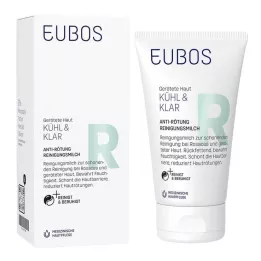 EUBOS KÜHL &amp; KLAR Kızarıklık Karşıtı Temizleme Sütü, 150 ml