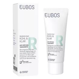 EUBOS KÜHL &amp; KLAR Kızarıklık giderici gündüz kremi LSF 20, 40 ml