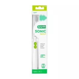 GUM SONIC DAILY Sonik diş fırçası beyaz, 1 adet