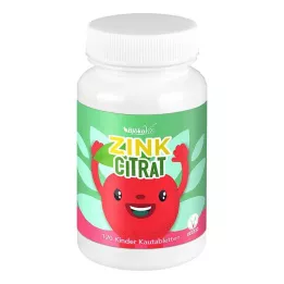 ZINKCITRAT Çocuk çiğneme tabletleri vegan, 120 adet