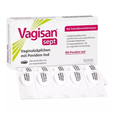 Vagisan povidon-iyotlu sept vajinal fitiller, 10 adet Vagisan povidon-iyotlu sept vajinal fitiller, 10 adet
