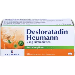 DESLORATADIN Heumann 5 mg film kaplı tablet, 50 adet