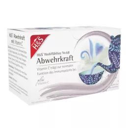 H&S C vitamini filtre torbalı savunma, 20X1,8 g
