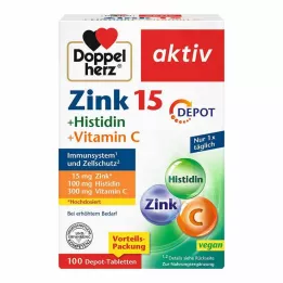 DOPPELHERZ Çinko+Histidin Depo Tablet aktif, 100 adet