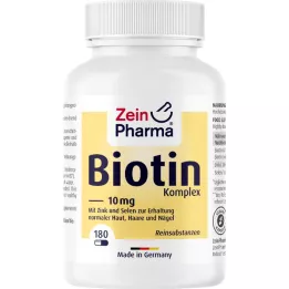 BIOTIN KOMPLEX 10 mg+Çinko+Selenyum yüksek doz kapsül, 180 adet