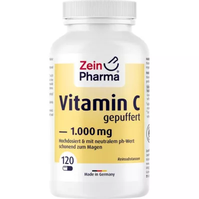 VITAMIN C KAPSELN 1000 mg tamponlanmış, 120 adet