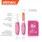 ELMEX Diş arası fırçaları ISO boyut 0 0,4 mm pembe, 8 adet