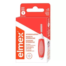 ELMEX Diş arası fırçaları ISO boyut 1 0,45 mm turuncu, 8 adet