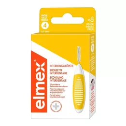 ELMEX Diş arası fırçaları ISO boyut 4 0,7 mm sarı, 8 adet