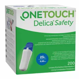 ONE TOUCH Delica Güvenlikli Tek Kullanımlık Piercing Yardımı 23 G, 200 adet