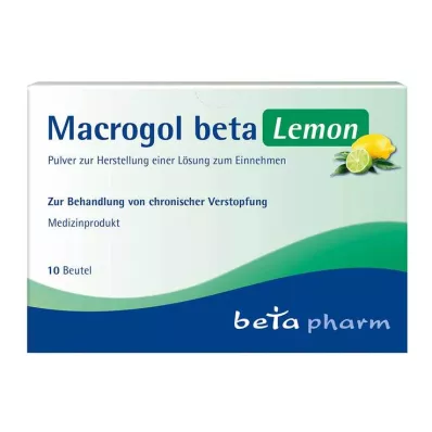 MACROGOL beta Lemon Plv.z.Her.e.Lsg.z.Oral, 10 adet MACROGOL beta Lemon Plv.z.Her.e.Lsg.z.Oral, 10 adet