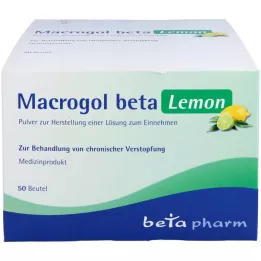 MACROGOL beta Lemon Plv.z.Her.e.Lsg.z.Oral, 50 adet