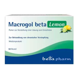 MACROGOL beta Lemon Plv.z.Her.e.Lsg.z.Oral, 50 adet