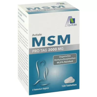 MSM 2000 mg tablet, 120 adet