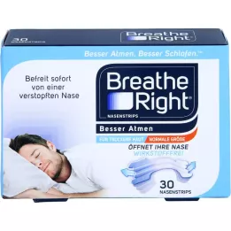 BESSER Atmen Breathe Right burun plasterleri normal transp., 30 adet