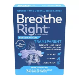 BESSER Atmen Breathe Right burun plasterleri normal transp., 30 adet