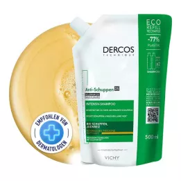 VICHY DERCOS Kepek önleyici şampuan kuru saç derisi NF, 500 ml