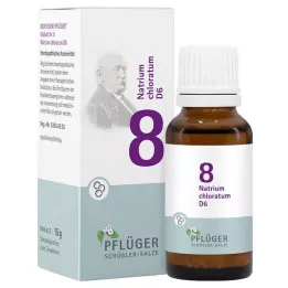 BIOCHEMIE Pflüger 8 Natrium chloratum D 6 globül, 15 g