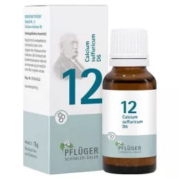 BIOCHEMIE Pflüger 12 Kalsiyum sülfürikum D 6 globül, 15 g