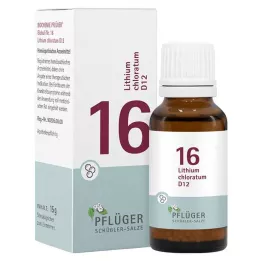BIOCHEMIE Pflüger 16 Lityum kloratum D 12 kürecik, 15 g
