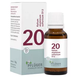 BIOCHEMIE Pflüger 20 Potasyum alümin.sülfür.D 12 Gl., 15 g