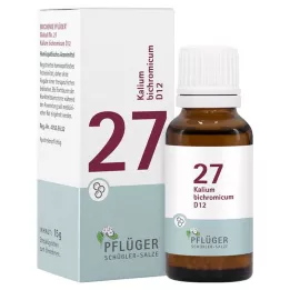 BIOCHEMIE Pflüger 27 Potasyum bikromikum D 12 kürecik, 15 g