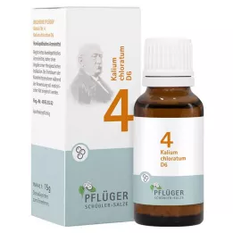BIOCHEMIE Pflüger 4 Potasyum kloratum D 6 globül, 15 g