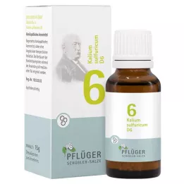 BIOCHEMIE Pflüger 6 Potasyum sülfürikum D 6 globül, 15 g