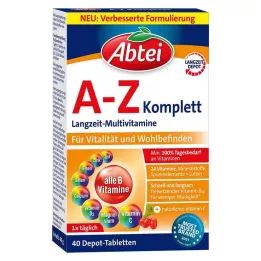 ABTEI A-Z Komple Tabletler, 40 adet