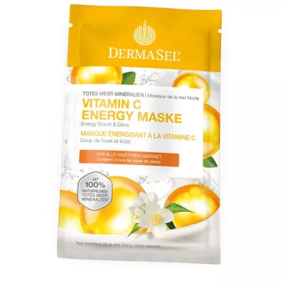 DERMASEL Ölü Deniz C Vitamini Enerji Maskesi, 12 ml