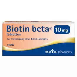 BIOTIN BETA 10 mg tablet, 50 adet