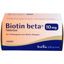 BIOTIN BETA 10 mg tablet, 100 adet