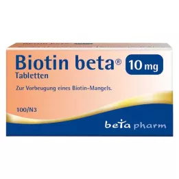 BIOTIN BETA 10 mg tablet, 100 adet