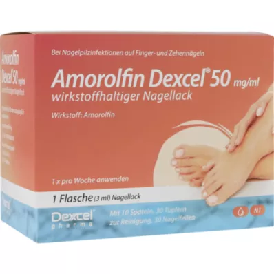 AMOROLFIN Dexcel 50 mg/ml etken madde içeren oje, 3 ml