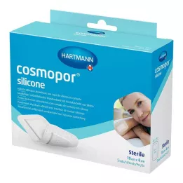 COSMOPOR silikon yara örtüsü 8x10 cm, 5 adet