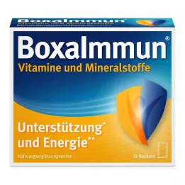 BOXAIMMUN Vitamin ve mineral poşetleri, 12X6 g