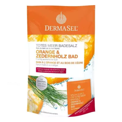 Dermasel Ölü Deniz Banyo Tuzu Portakal & Sedir Ağacı (1 paket) Dermasel Ölü Deniz Banyo Tuzu Portakal & Sedir Ağacı (1 paket)