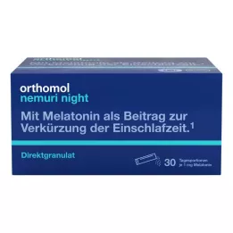 ORTHOMOL nemuri night direct granül, 30 adet