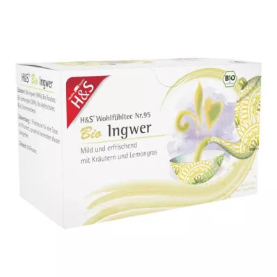 H&S Organik Zencefil Filtre Torbası, 20X2 g H&S Organik Zencefil Filtre Torbası, 20X2 g