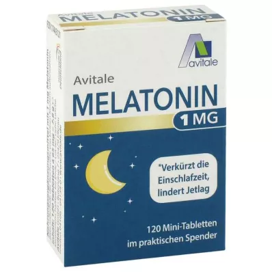 MELATONIN Dispenser içinde 1 mg mini tablet, 120 adet