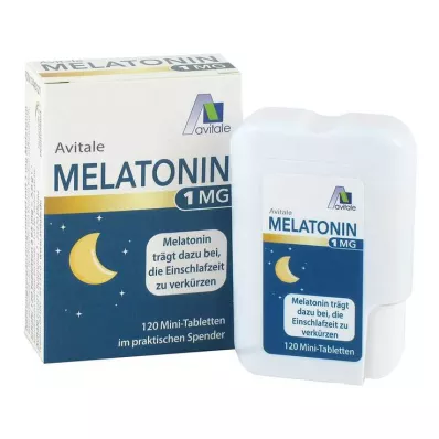 MELATONIN Dispenser içinde 1 mg mini tablet, 120 adet MELATONIN Dispenser içinde 1 mg mini tablet, 120 adet