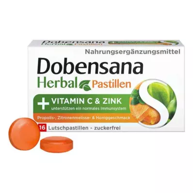 Dobensana Bitkisel Bal C Vitamini &amp; Çinko Pastil.(16 adet)