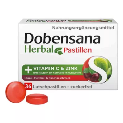 Dobensana Bitkisel Kirschgeschm.vit.c &amp; Çinko Pastil.(36 adet)