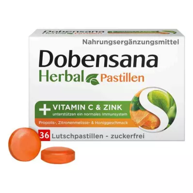 Dobensana Bitkisel Bal C Vitamini &amp; Çinko Pastil.(36 adet)